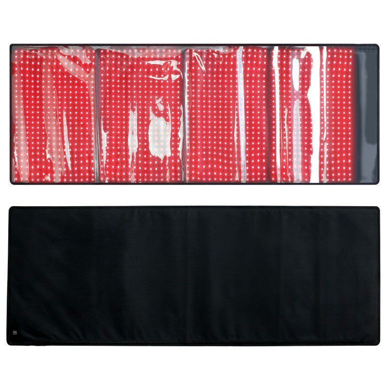Full body red light therapy mat with 960 LEDs, 660nm & 850nm infrared flexible pad for home whole-body wellness
